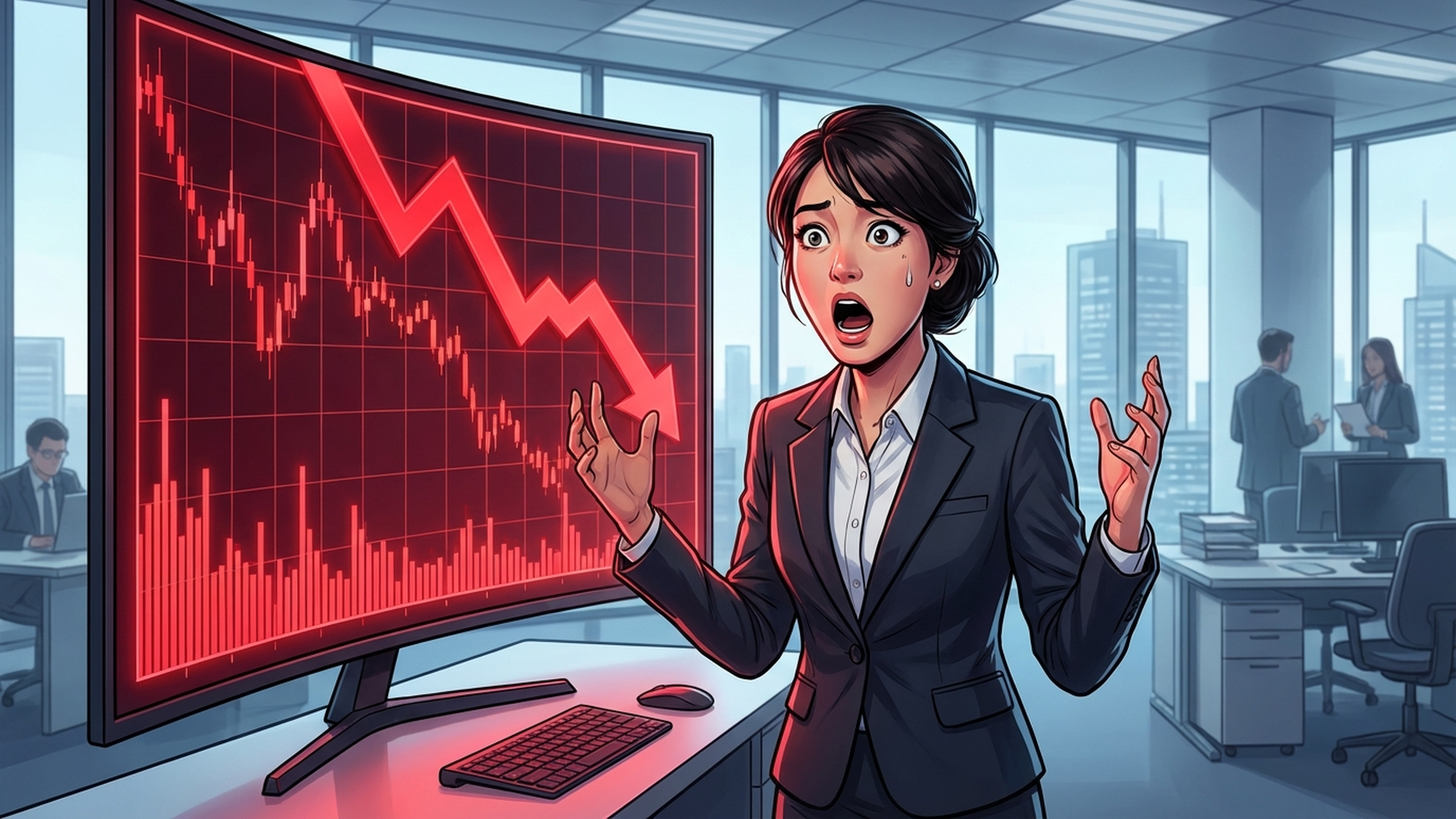 AIハルシネーションによる企業損失のイメージ