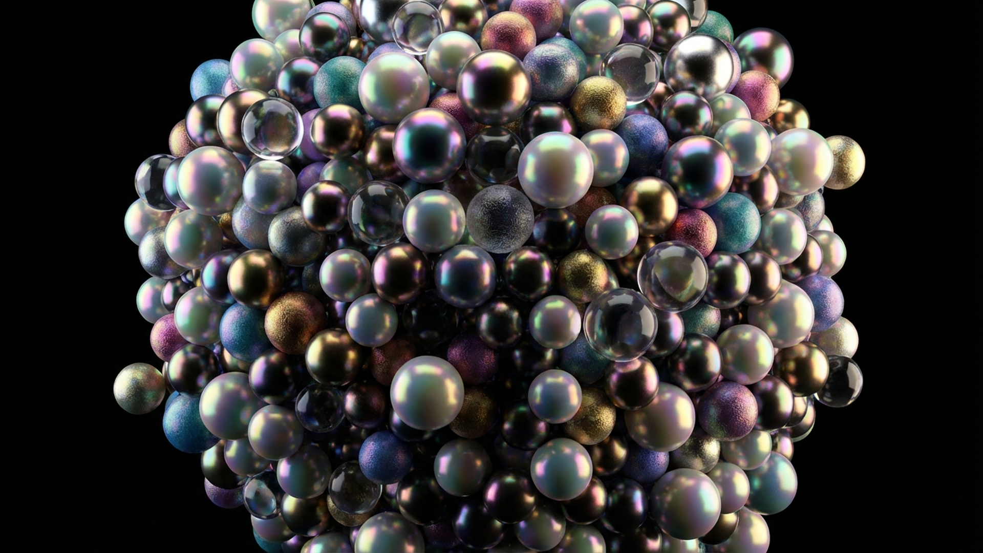 接吻数問題の球体配置イメージ