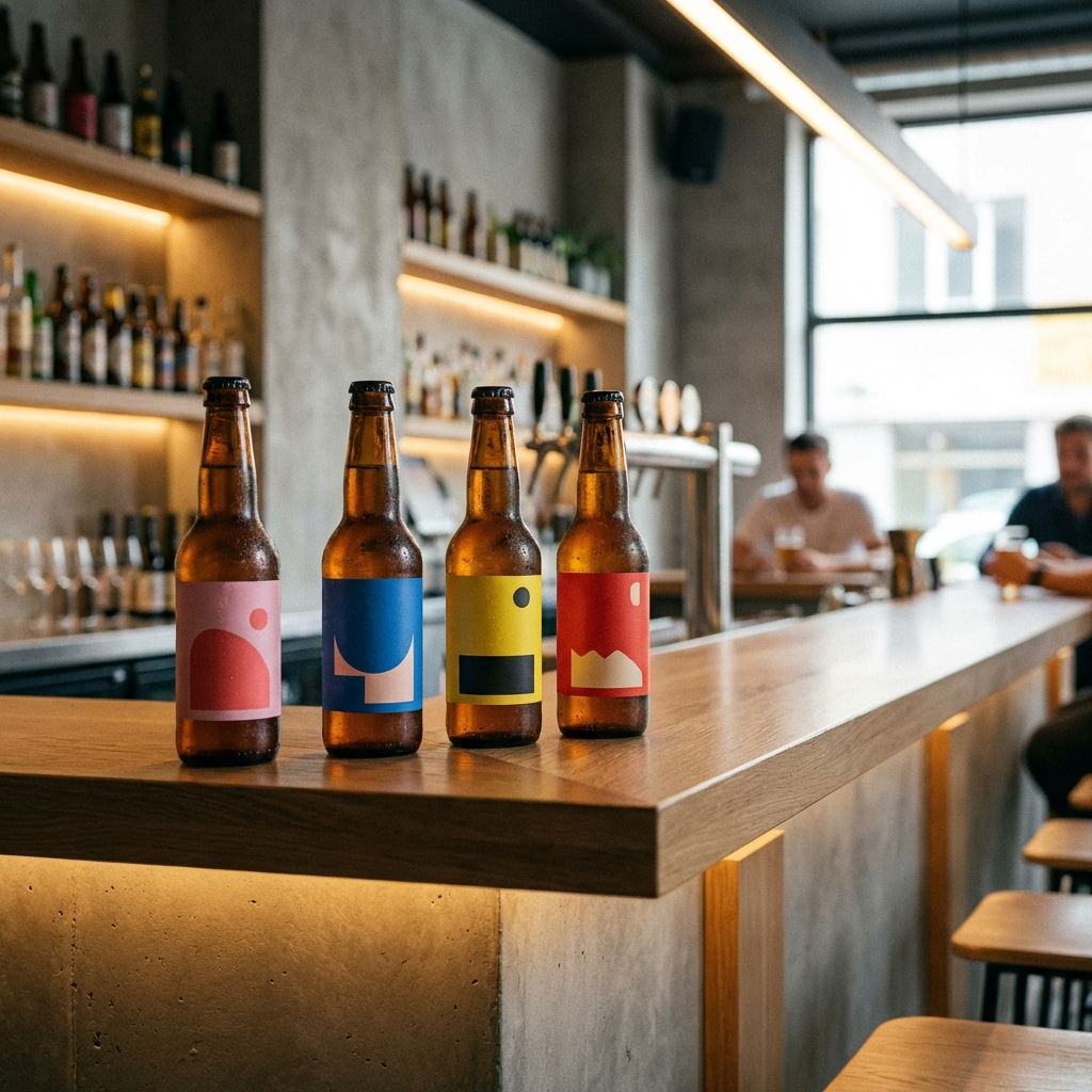 AIエージェントが開発した4色のクラフトビール