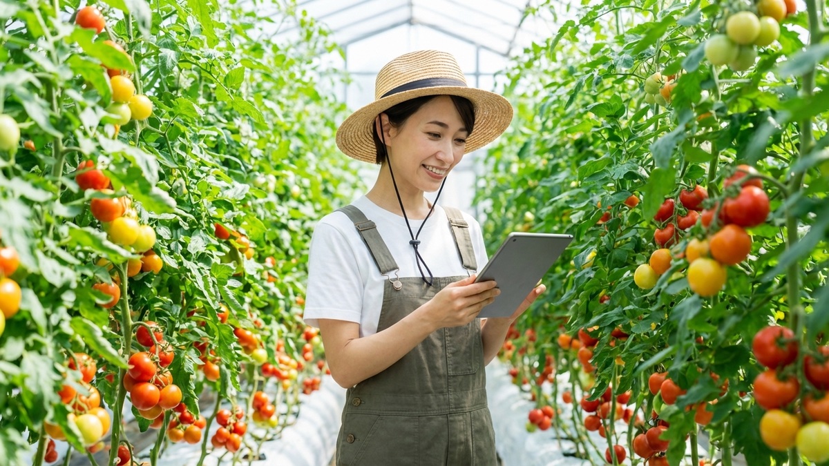 スマホで撮るだけ!AI病害虫診断・収穫予測サービス